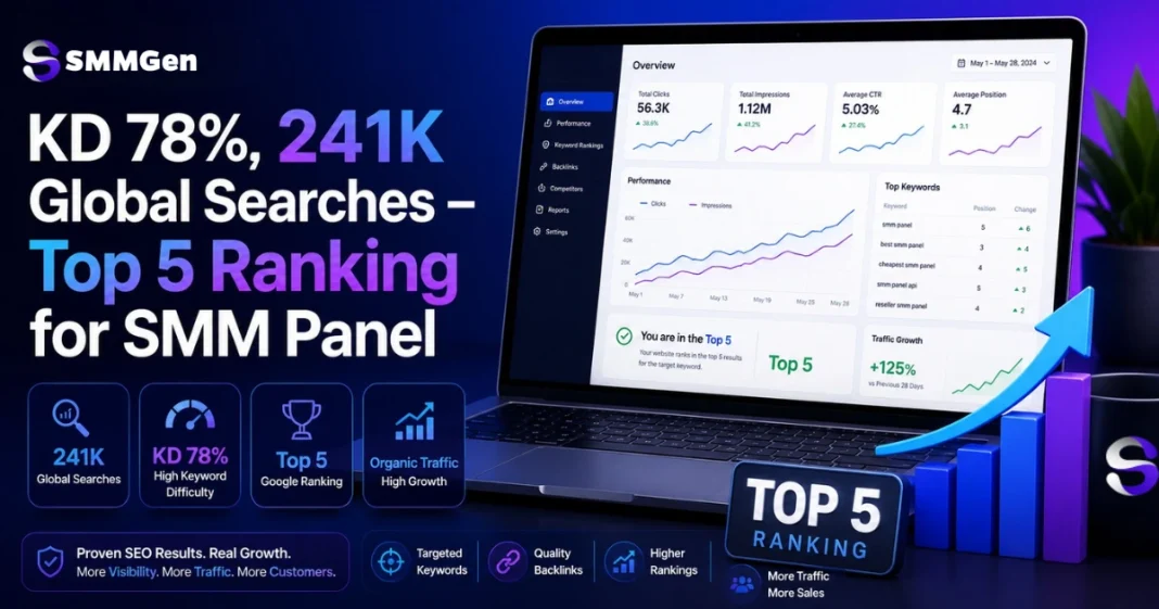 KD-78,-241K-Global-Searches-How-We-Got-SMMGen-Into-the-Top5-for-“SMM Panel” KD 78%, 241K Global Searches: How We Got SMMGen Into the Top 5 for "SMM Panel"
