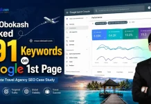 How Obokash Ranked 191 Keywords on Google 1st Page: A Complete Travel Agency SEO Case Study obokash SEO case study