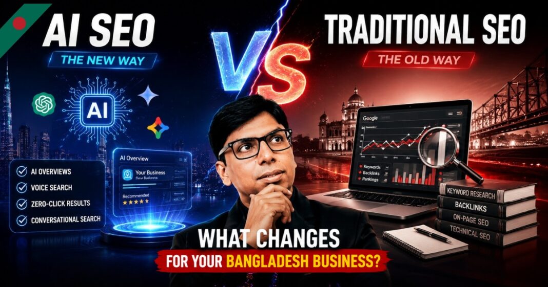 AI-SEO-vs -Traditional-SEOWhat-Changes-for-Your-Bangladesh-Business.jpg AI SEO vs Traditional SEO