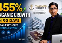 Thai Medi Xpress SEO Case Study: 455% Organic Growth in 90 Days for a Healthcare Referral Service Thai Medi Xpress SEO Case Study